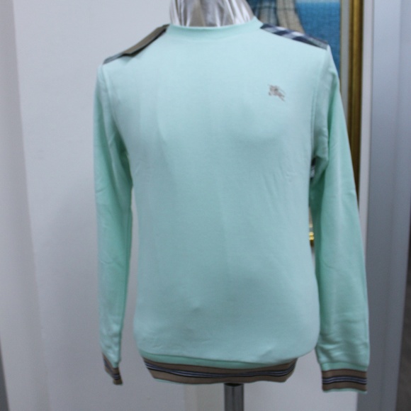 Burberry BritTurquoise Sweatshirt Cotton